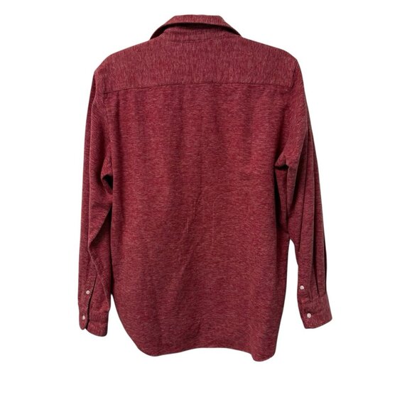 FRANK & EILEEN STYLE EILEEN BUTTON UP SHIRT FLANNEL RED HEATHERED COTTON SIZE S - Picture 2 of 10